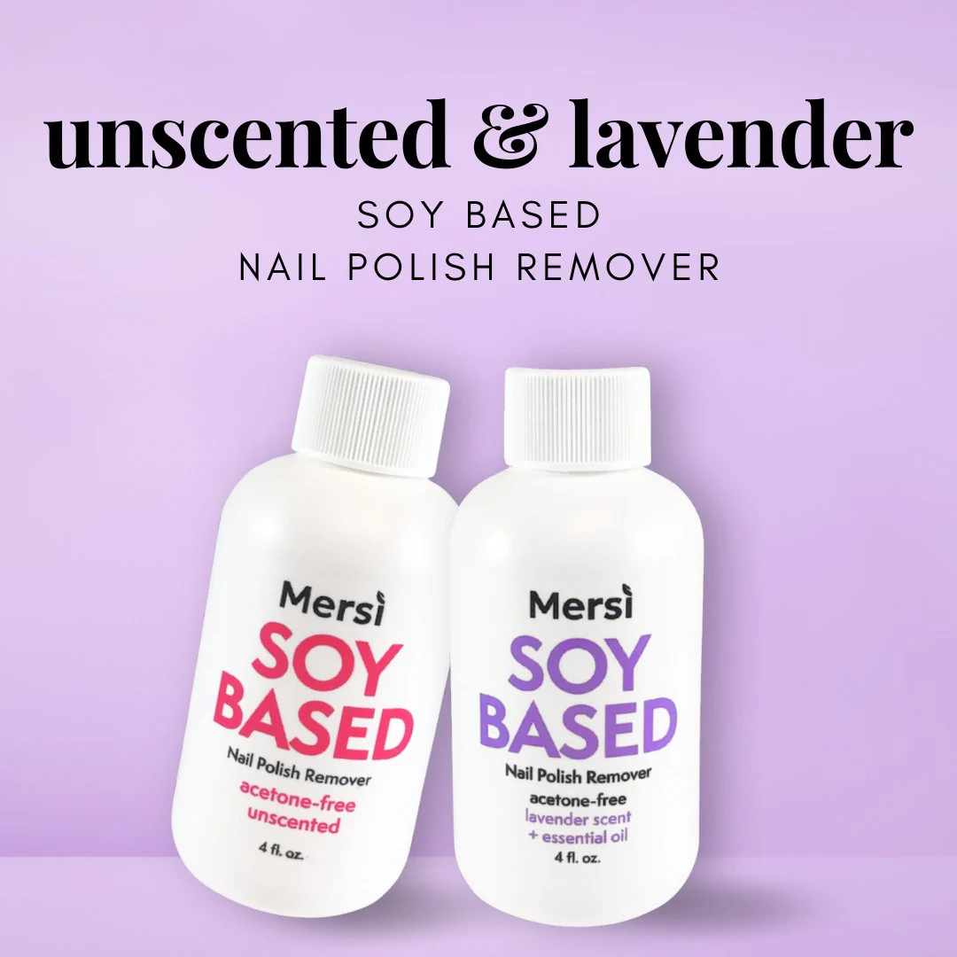 Soy Based Nail Polish Remover Lavender Scent + Essential Oil Acetone-Free - Image 3