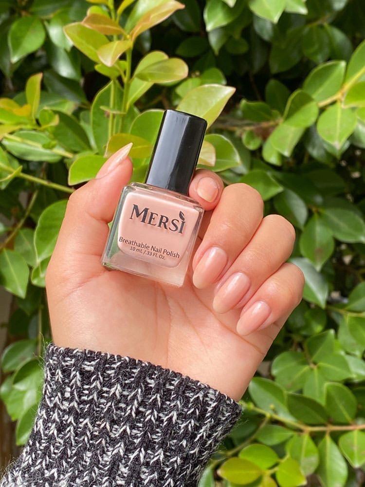Pink Sand Halal Nail Polish Breathable 10ML - Image 3