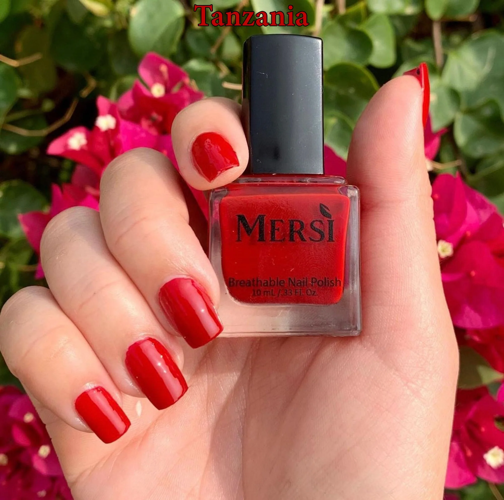 Red 3 Piece Nail Set - Image 3