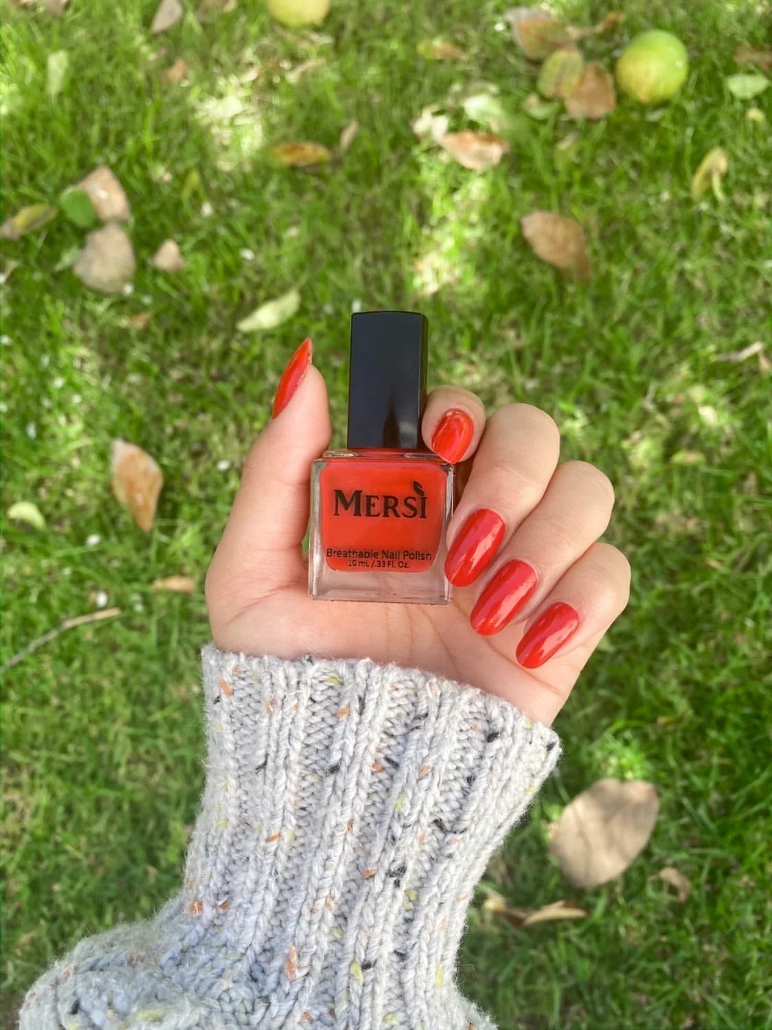 Red Beach Halal Nail Polish Breathable 10ML - Image 3
