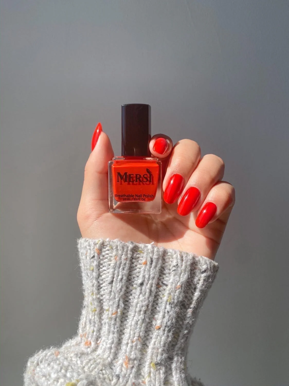 Red Beach Halal Nail Polish Breathable 10ML - Image 5